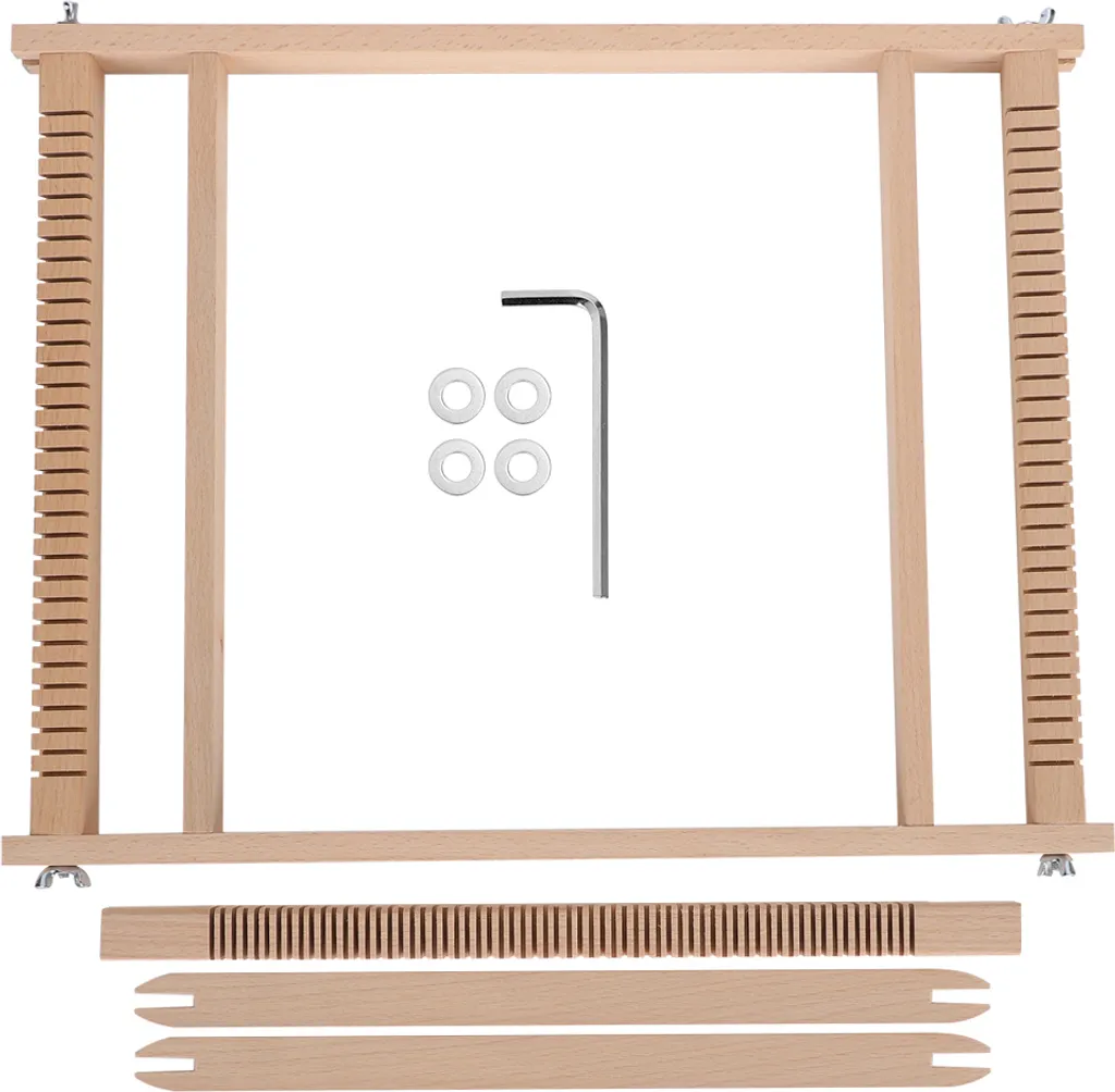 Kit créatif tissage tapisserie DIY loisirs créatifs bois hêtre naturel