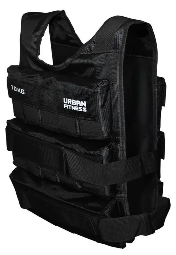 Veste lestée de fitness 10 kg réglable pour entraînement fonctionnel