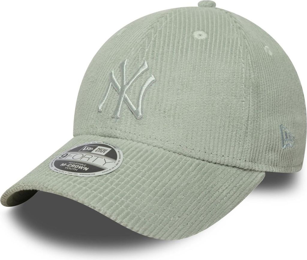 New Era Kids Cap MLB 9FORTY M-Crown Cord New York Yankees pastel green Youth