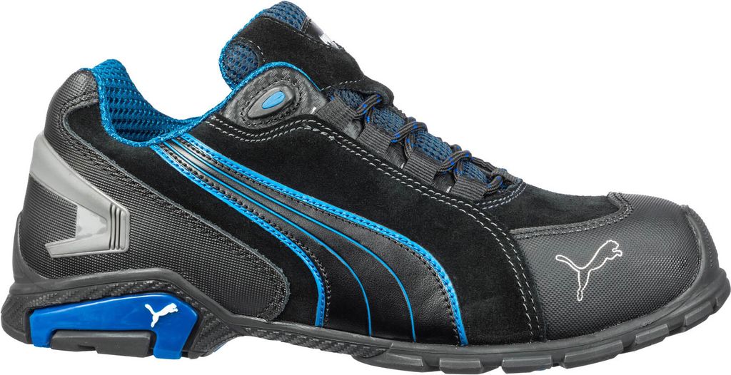 Bezpečnostná obuv Rio Black Low Gr.42 black/blue leather S3 Obrázok produktu 