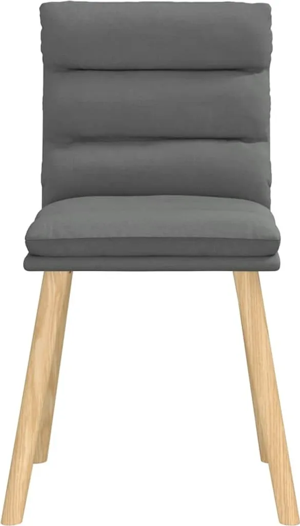 Offerta Set 2 Sedie Sala da Pranzo Grigio Scuro - Qualità a Buon Prezzo - 4