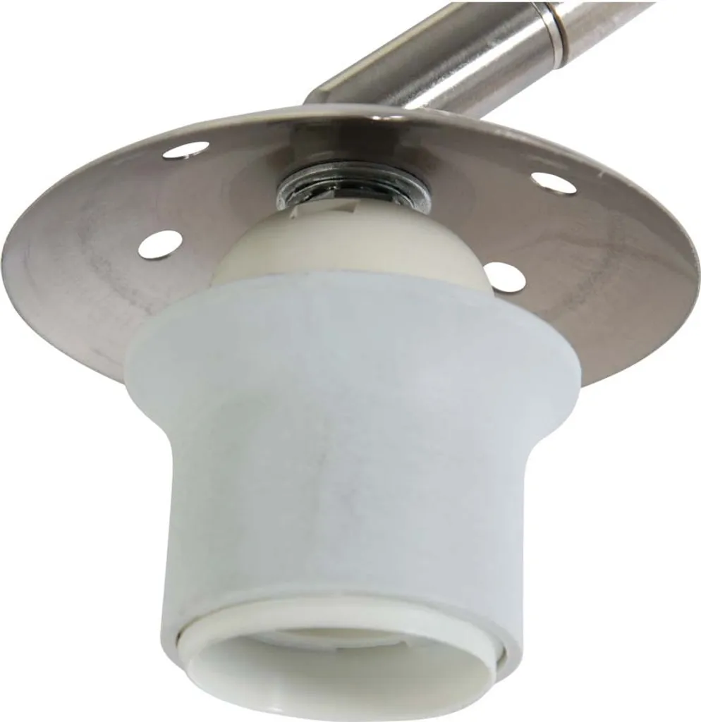 Steinhauer Sparkled Light 3806ST Lampadaire Arc en Acier Satiné E27 - 10