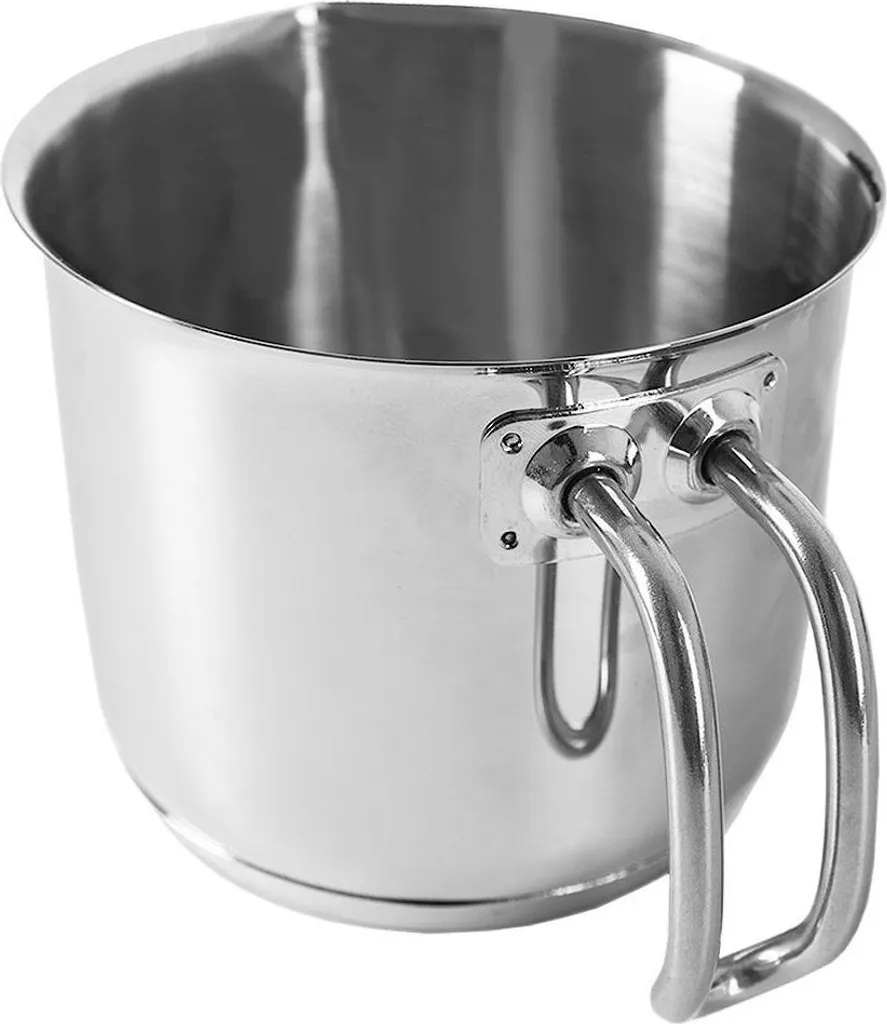 Casserole en acier de 1L parfaite pour chauffer le lait et les sauces