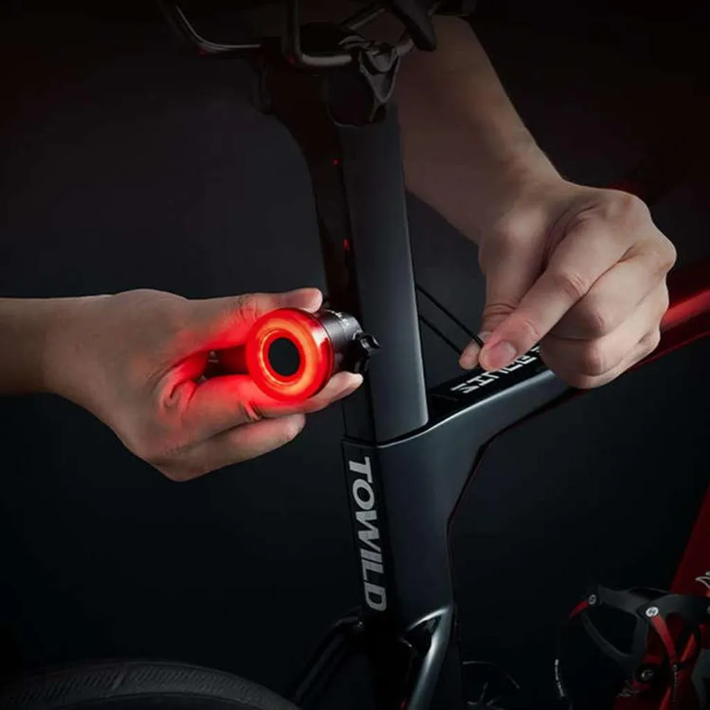 Pack lumières vélo rechargeable USB : Towild CL600 avec feu arrière - 5