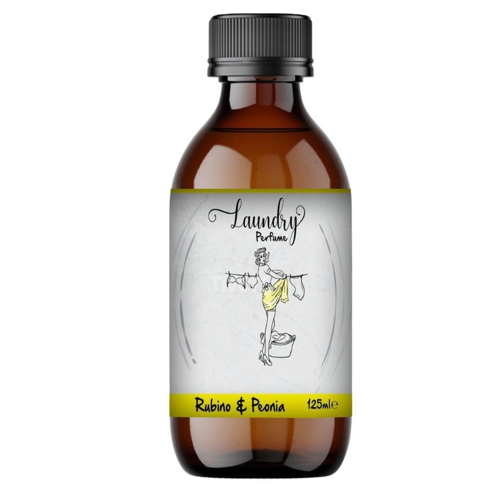 Laundry - Parfüm für die Waschmaschine, Duft für die Waschmaschine, Wäscheduft, Wäscheparfüm, Rubino & Peonia, 125 ml