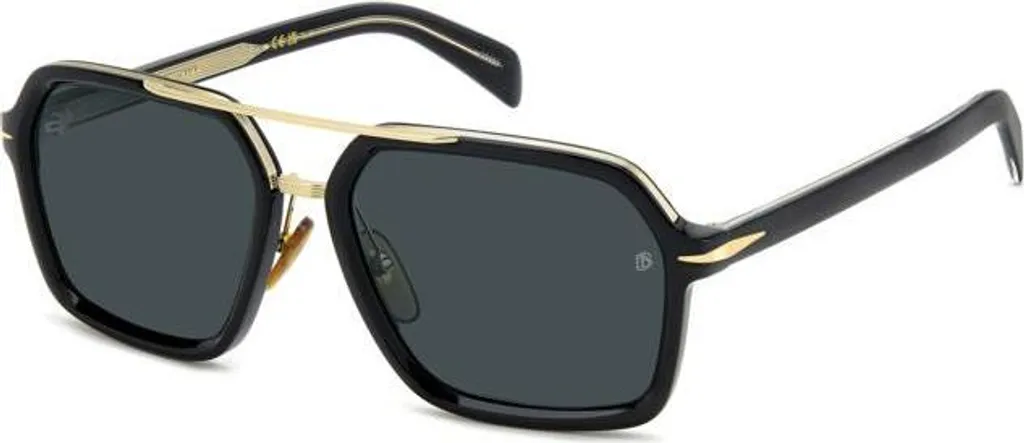Lunettes David Beckham DB 7128/S contre l'Éblouissement Noir et Bleu