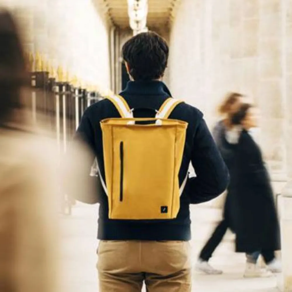 Native Union W.F.A Backpack Durable Jaune Moutarde Finition Recyclée - 7
