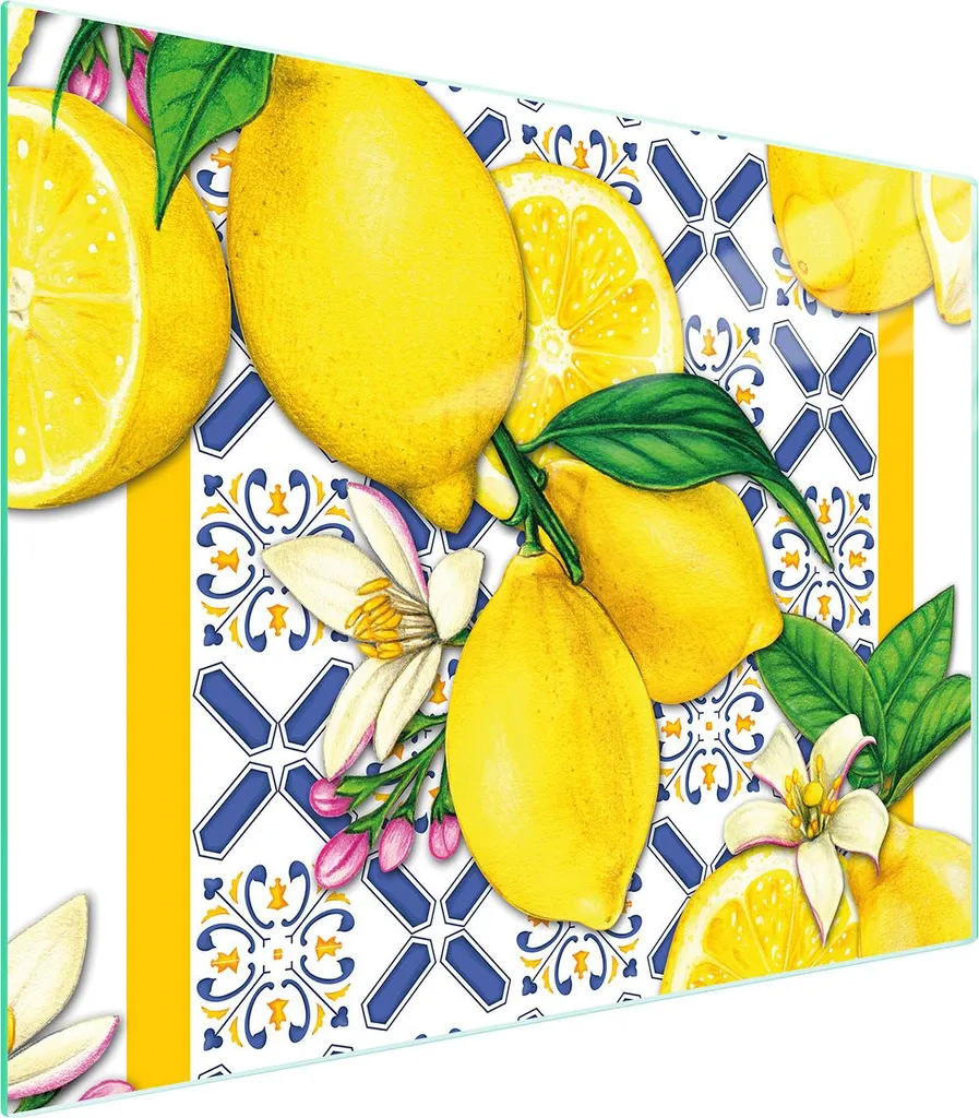 Tagliere in Vetro 52x40 Limone: Il Must-Have per la tua Cucina Instagrammabile