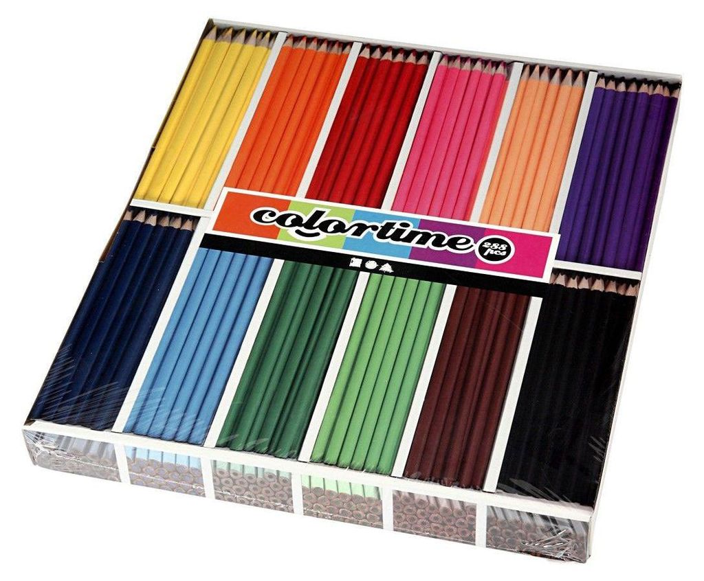 Crayons de couleur triangulaires - Couleurs de base, Image du produit 