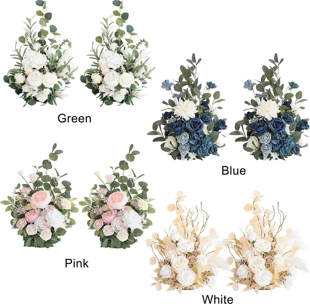 Décoration arche mariage fleurs artificielles - Solution prête à poser