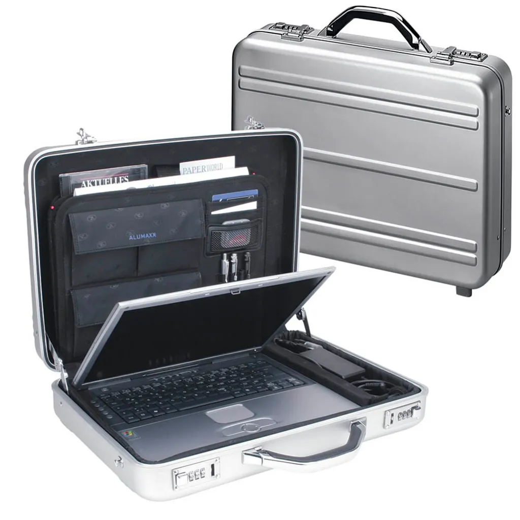 Mallette de transport en aluminium ALUMAXX MERCATO Argent pour ordinateur
