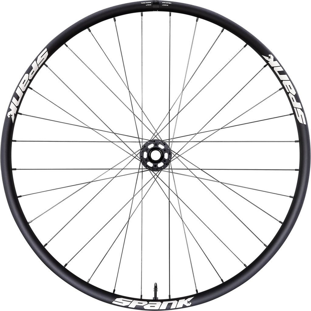 Spank Oozy 395+ Boost Front Wheel, 27.5", 32H black 650B
