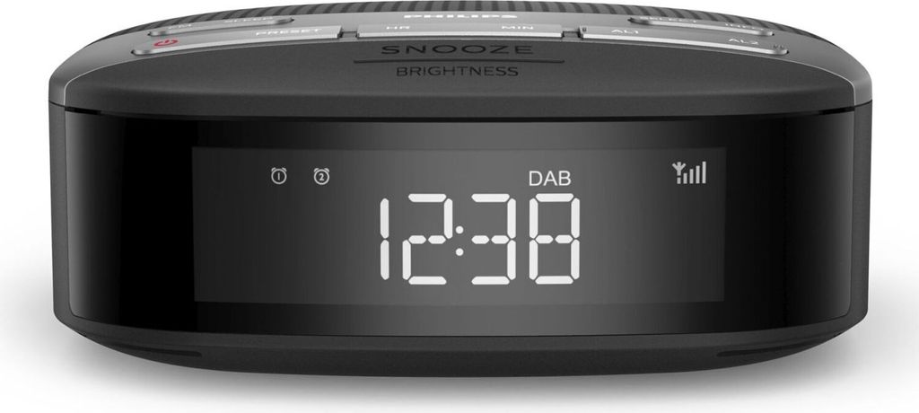 Philips TAR3505/12 Radio Uhr Digital Schwarz, Grau Produktbild 