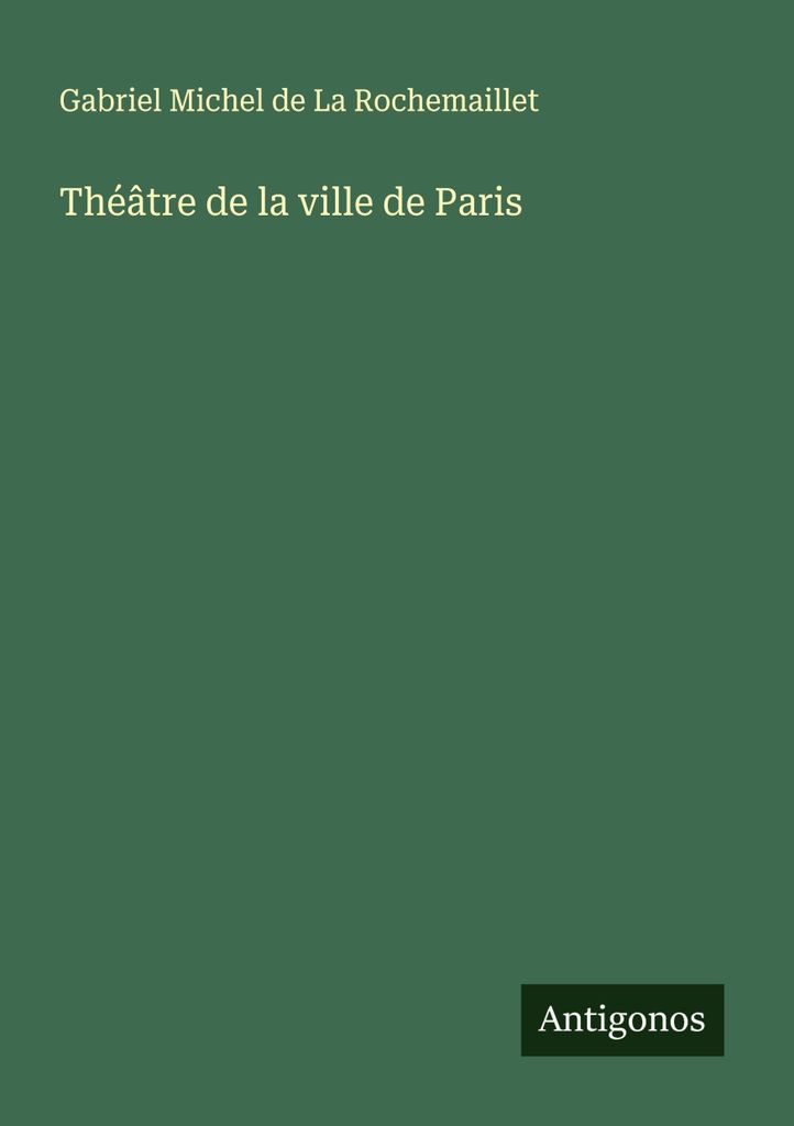 Théâtre de la ville de Paris