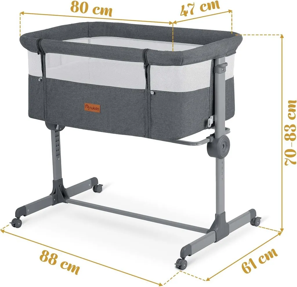 Lit bébé pliable cododo : solution gain de place pour petits appartements