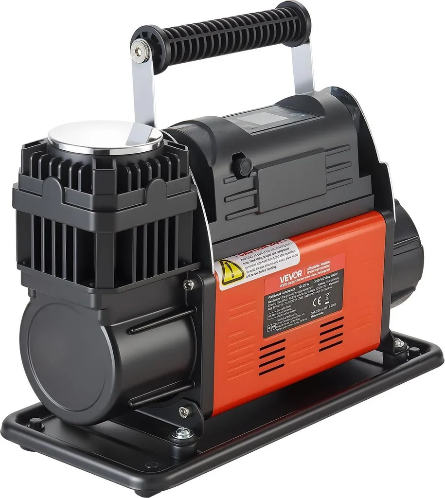 Compresseur d'air pour SUV et 4x4 Expédition Gonflage Rapide 12 Volts