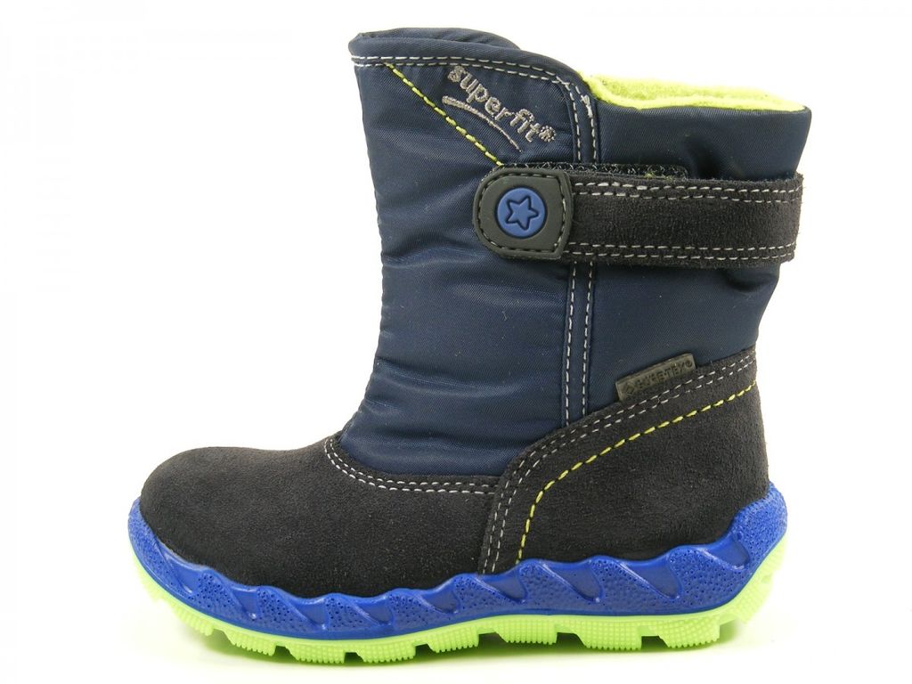 Superfit 7-00012 Icebird Jungen Mädchen Stiefel Goretex Warmfutter Weite weit, Größe:28, Farbe:Blau