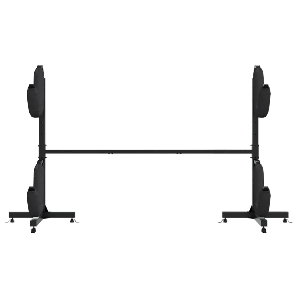 Rack Kayak Double en Acier Robuste 250cm - Rangement Stable et Durable - 4