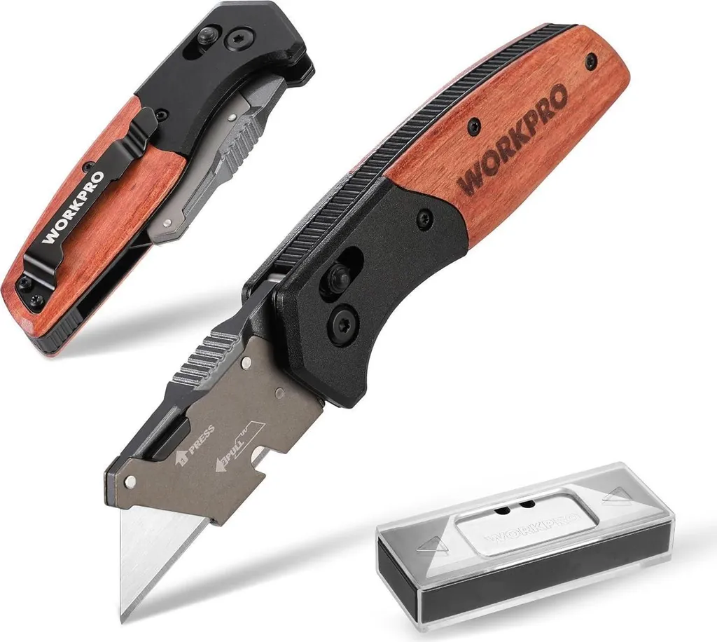 Couteau pliant bois SK5 coupe précise et sécurisée pour usage intensif