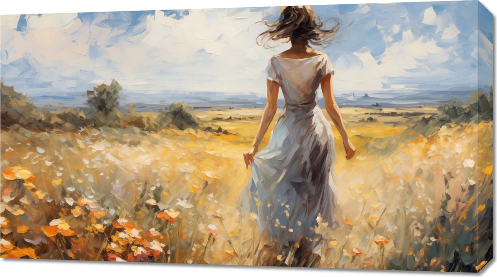 Bild 90x50cm Sommerwind