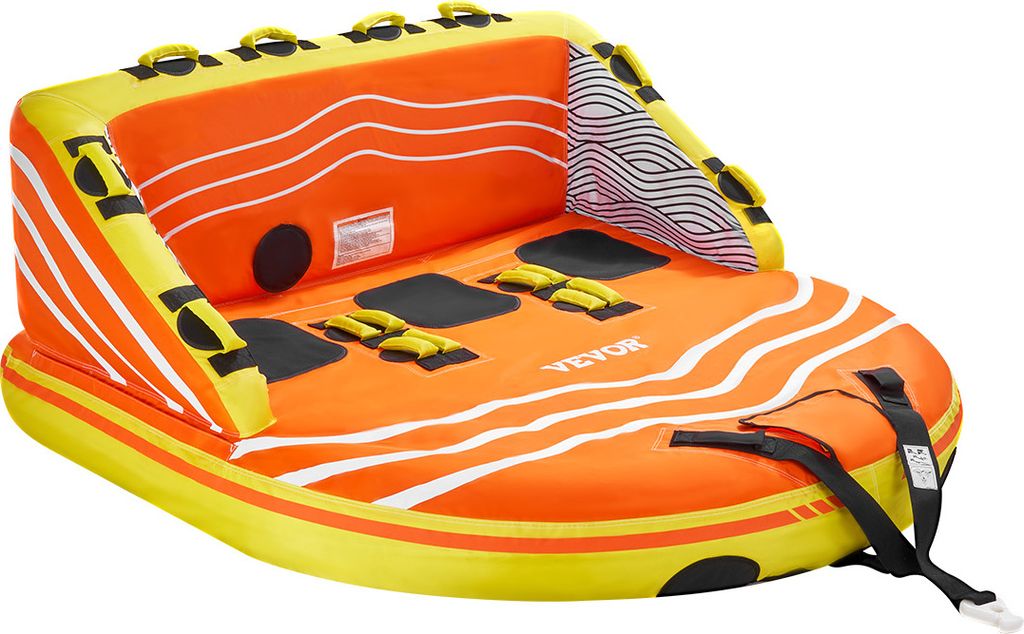 VEVOR Boating Fun Tube set, gommone da traino per 1-3 Immagine del prodotto 