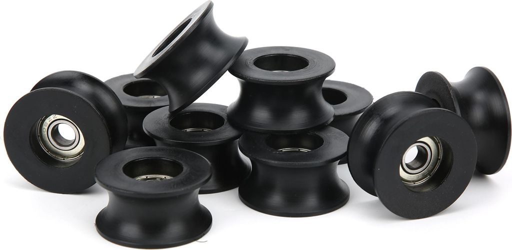 Rollenlager,Nylon beschichtetes Lager,Lagerrad,Führungsschienenrolle,U-Rillen-Führungsrolle,Rollenrad