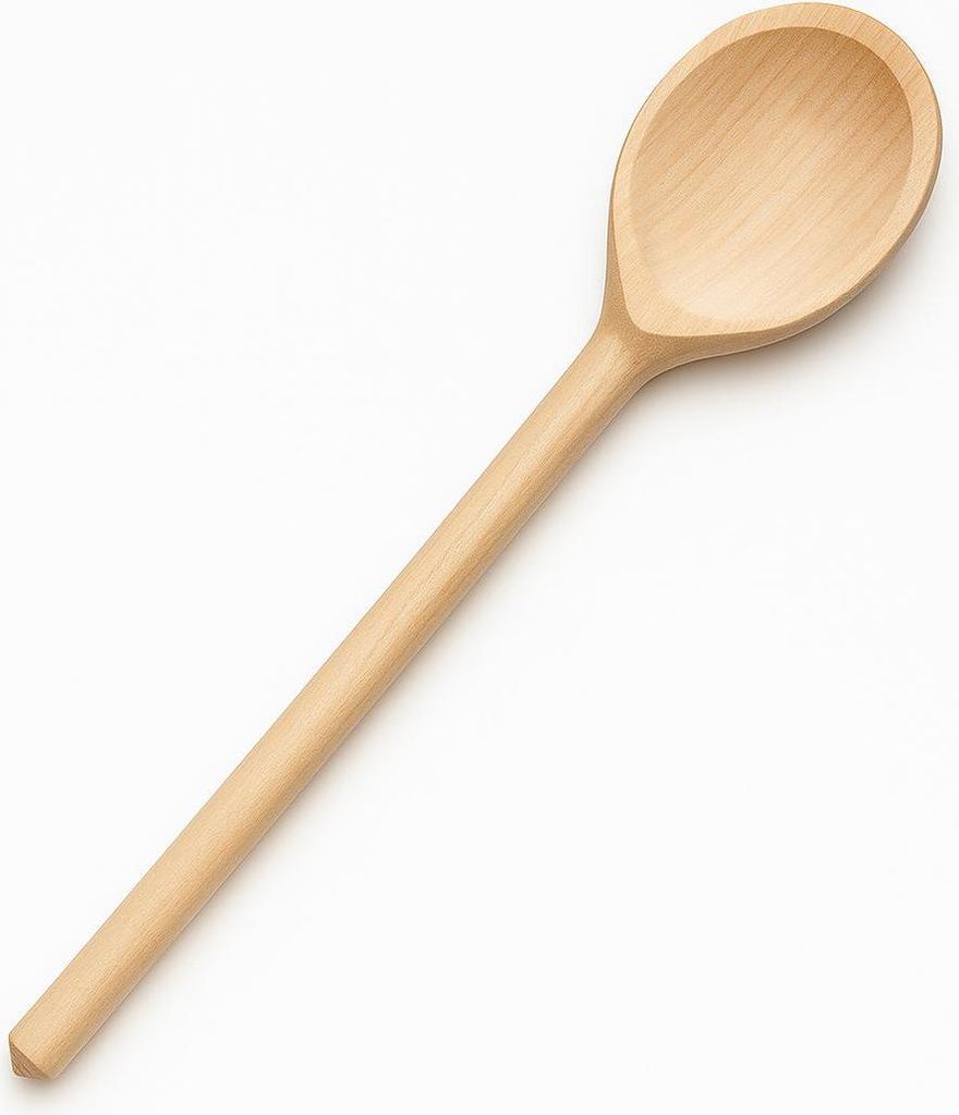 Cucchiaio di legno rotondo 20 cm | Cucchiaio di legno Immagine del prodotto 