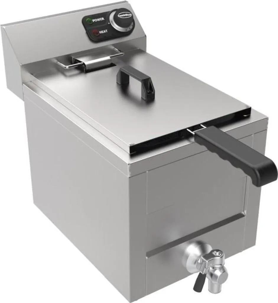 Friteuse professionnelle de table 8 litres en acier inox