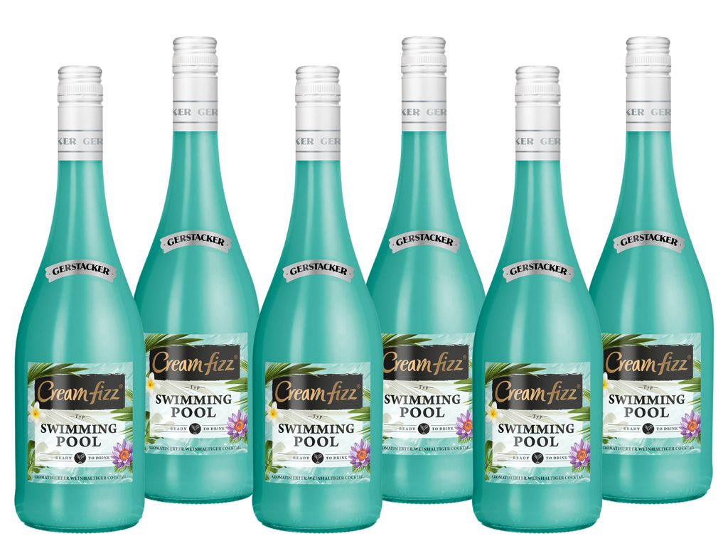 GERSTACKER Cream fizz Swimming Pool (6 x 0,75 l) Produktbild 
