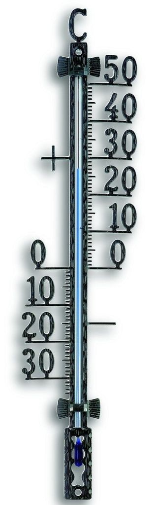 TFA Filigranthermometer Metall schwarz 27 cm Produktbild 