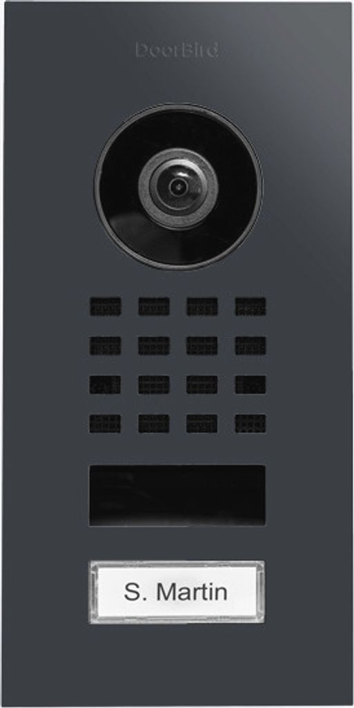 DoorBird D1101V IP Video Türstation Unterputz RAL 7016 Produktbild 