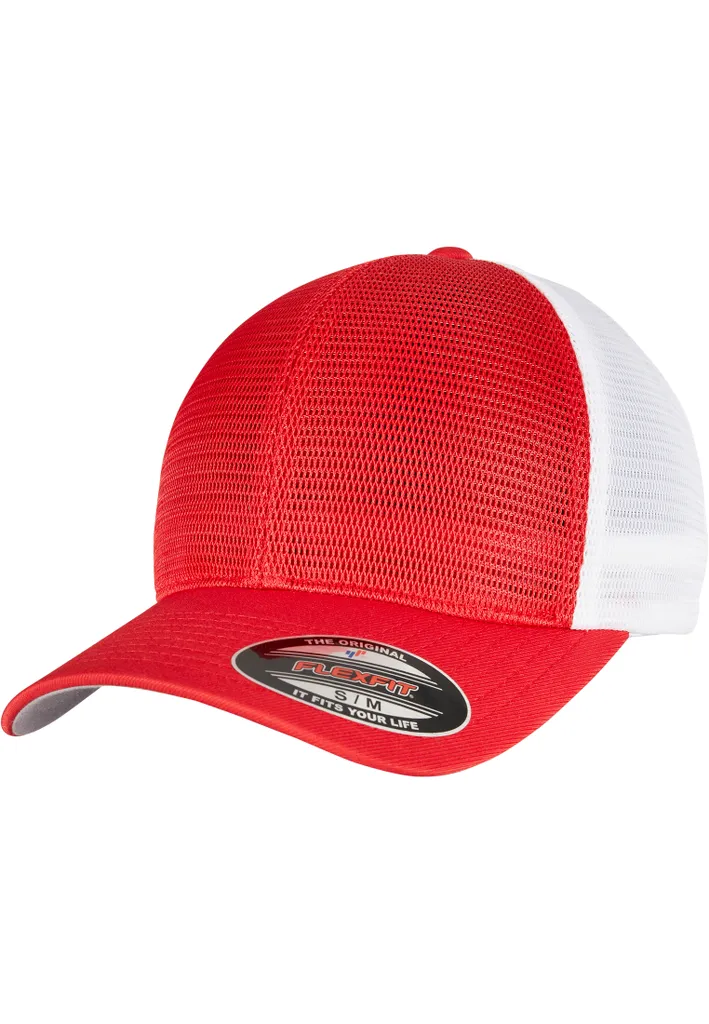 Cappello Flexfit 360 Omnimesh 2-Tone Rosso e Bianco - Must-Have Estate