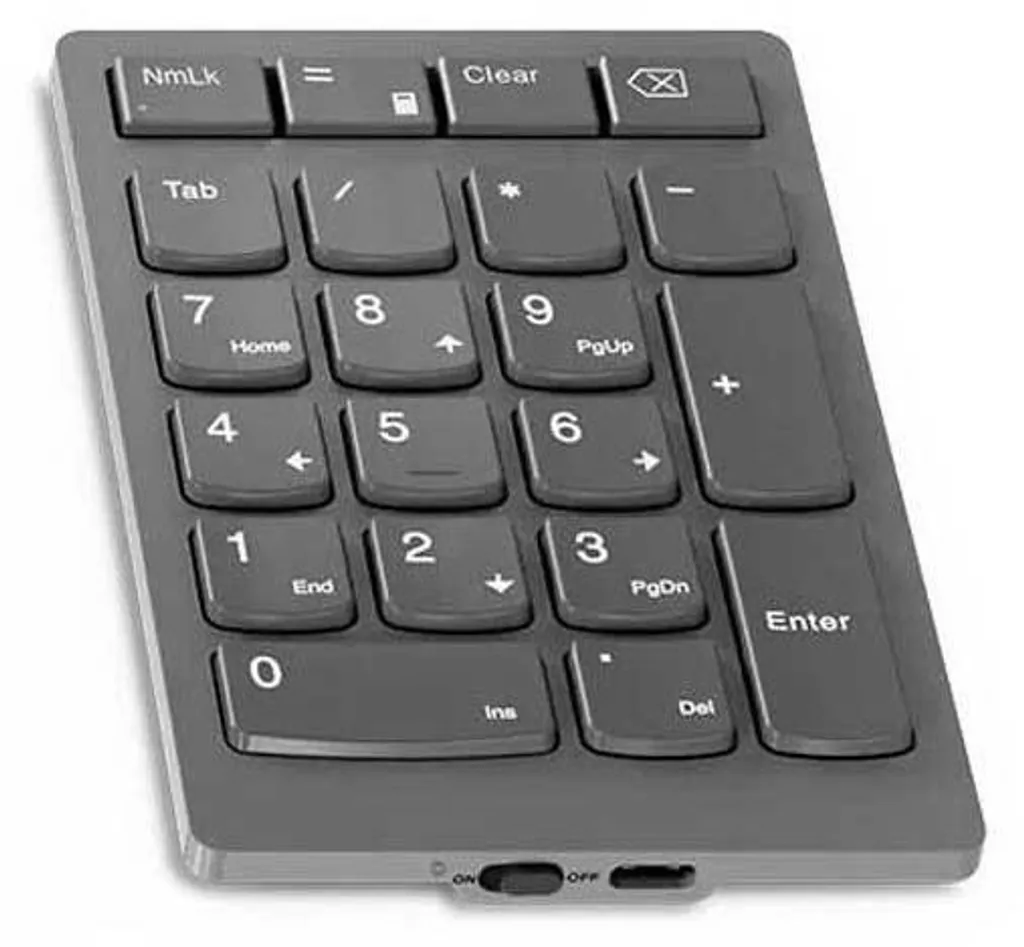 Lenovo Go Numeric Keypad Sans Fil - Solution pour Saisie sans Pavé