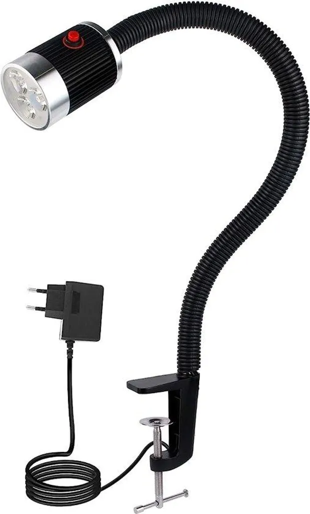 Lampe de bureau multi-usage pour onglerie et couture - Finition Blanche