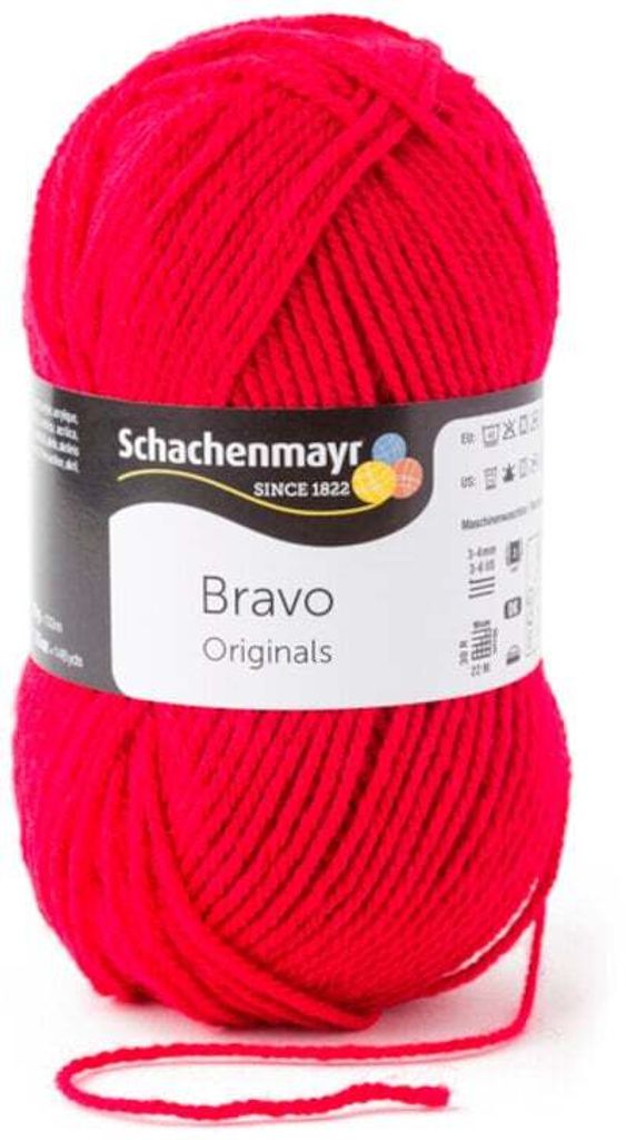 Schachenmayr Bravo Originals 08309 Cherry Pletací příze Obrázek produktu 