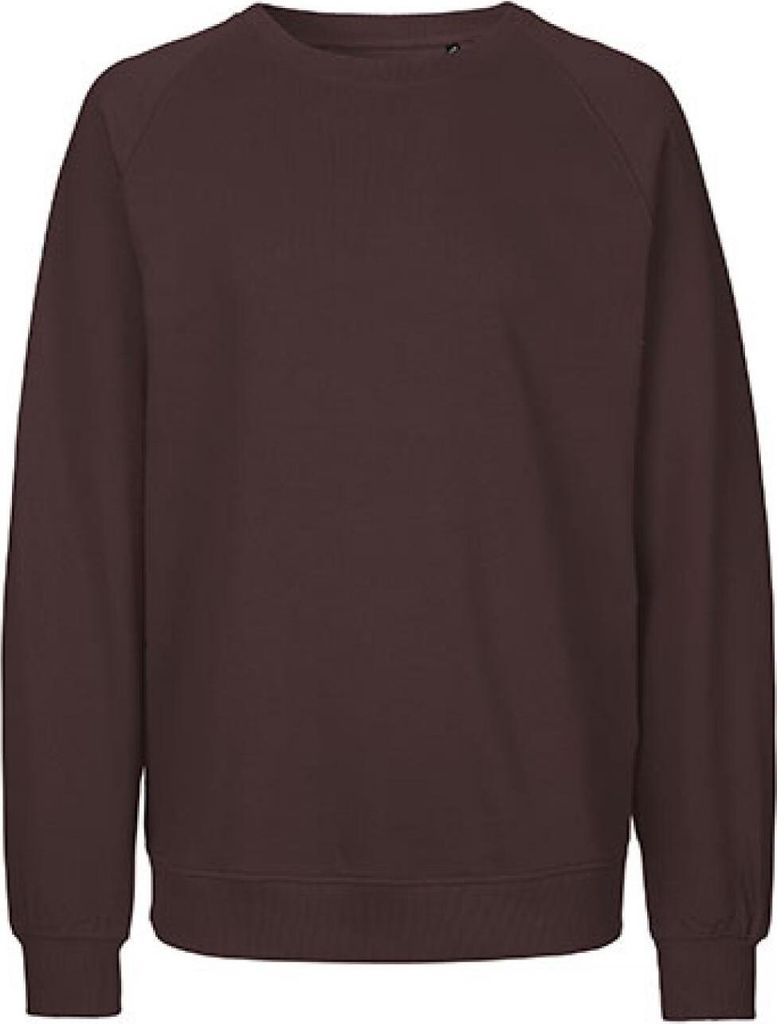 Neutral O63001 | Uni Sweatshirt / 100% Fairtrade-Baumwolle - Farbe: Brown - Größe: M