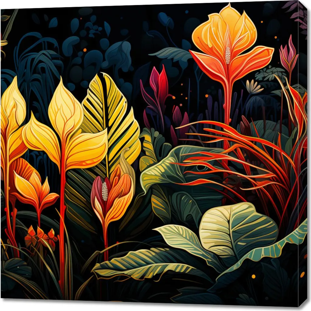 Wall Art Sinfonia Tropicale 90x90 - Il Quadro Instagrammabile dell'Anno