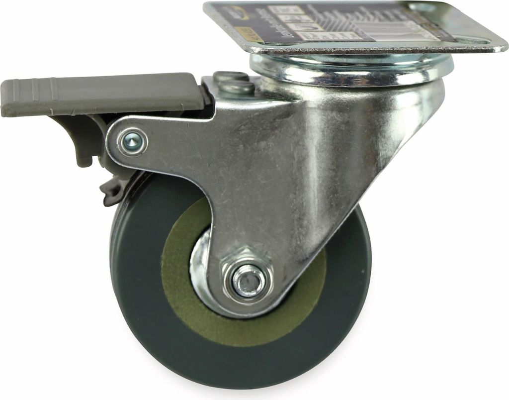 MASTERPROOF Lenkrolle Kugelgelagert 4055, PVC, Ø 50 mm, gebremst