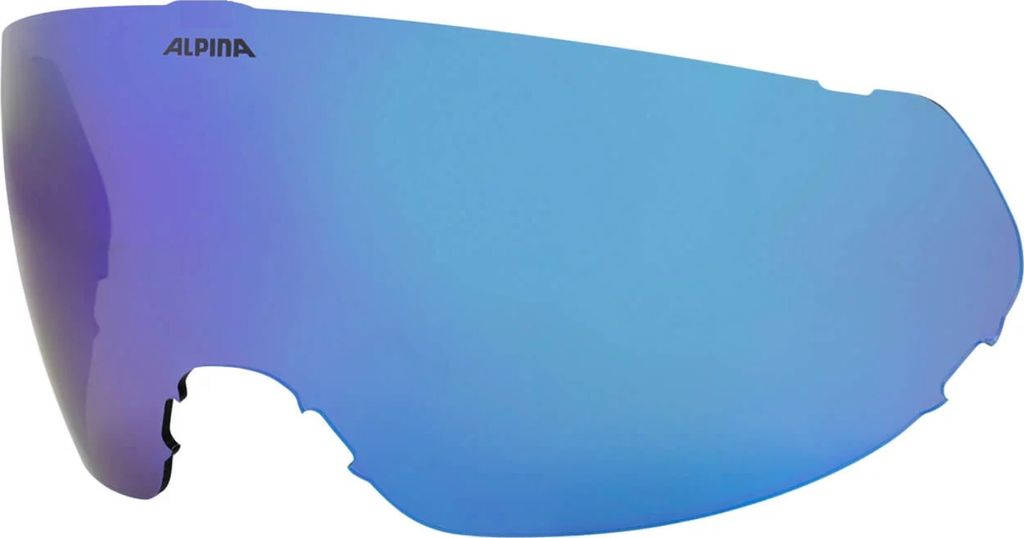 Alpina Alto Visor Q-Lite (Quattroflex Lite) Gr. 51-55 cm Visier für Alto Ski- oder Snowboarvisierhelm Visierhelm Ski Snowboard Wintersport blue