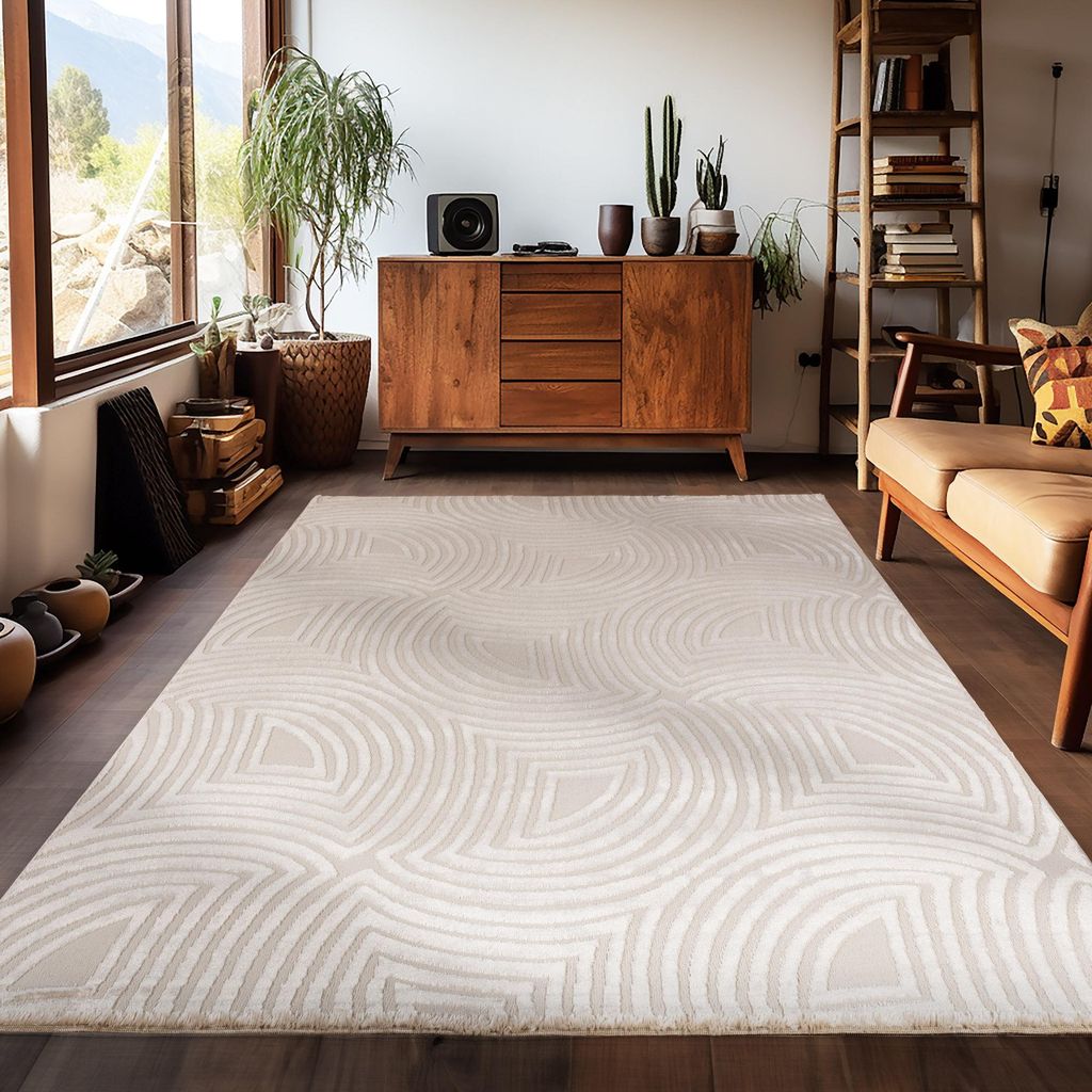 Carpetsale24 Boho Teppich Wohnzimmer Modern Skandinavische Produktbild 
