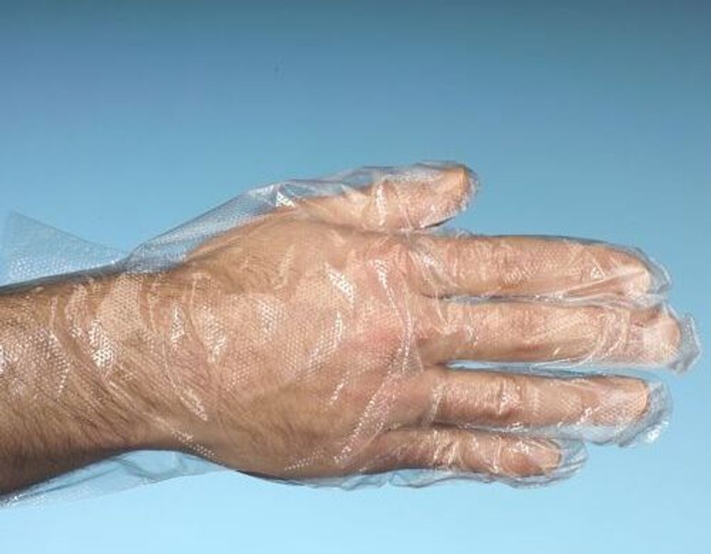 5000 Handschuhe, PE transparent für Herren, L