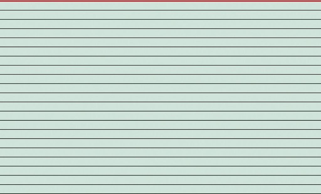 Karteikarten A5 liniert grün VE=20x100 Stück
