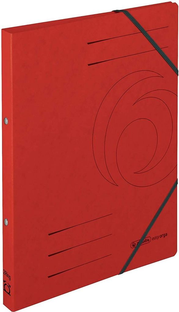 Herlitz 11255460, A4, Karton, Červená, Portrét, 2,5 cm, 1,4 Obrázek produktu 
