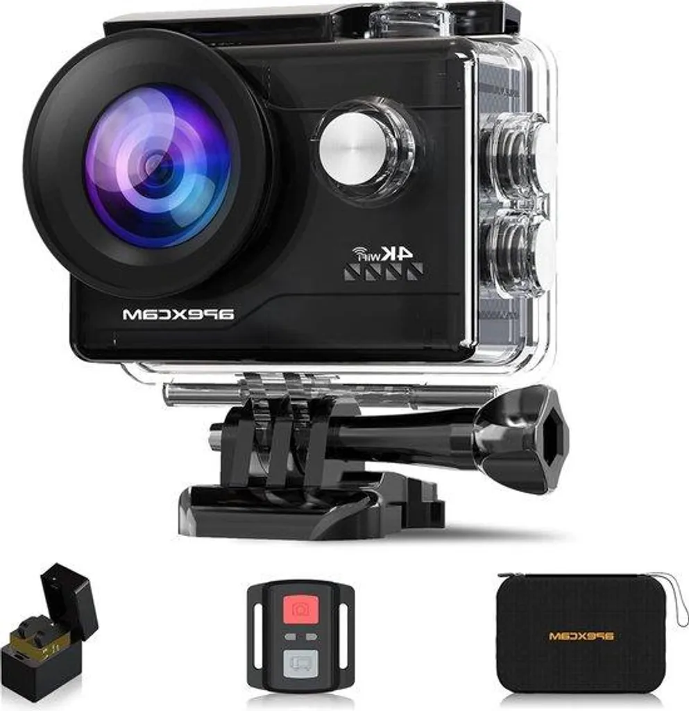 Caméra 4K Ultra HD étanche 40m - Double batterie et télécommande 2.4G