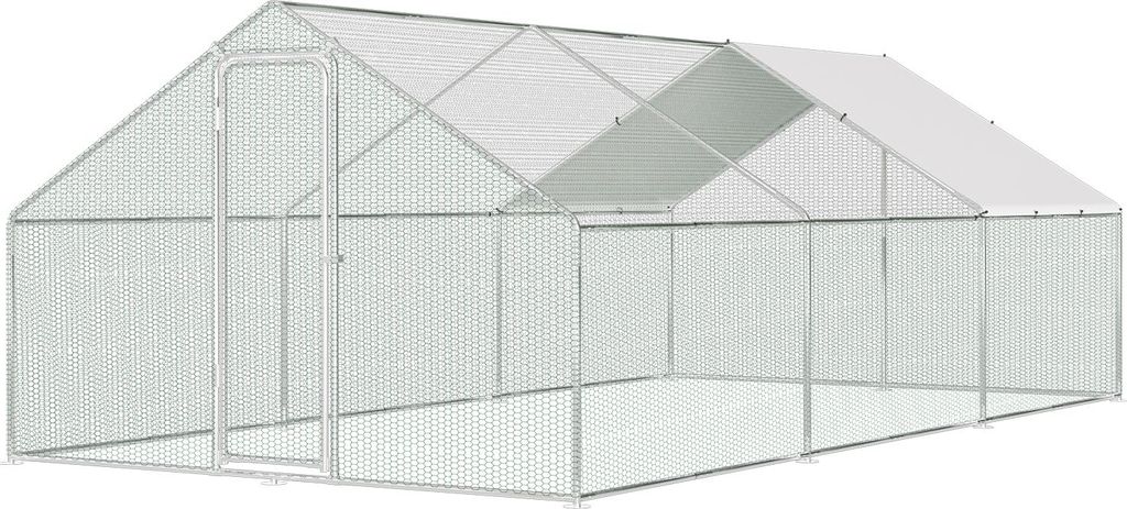 Aopunly Poulailler 3x6x2m Poulailler pour petits animaux Image du produit 