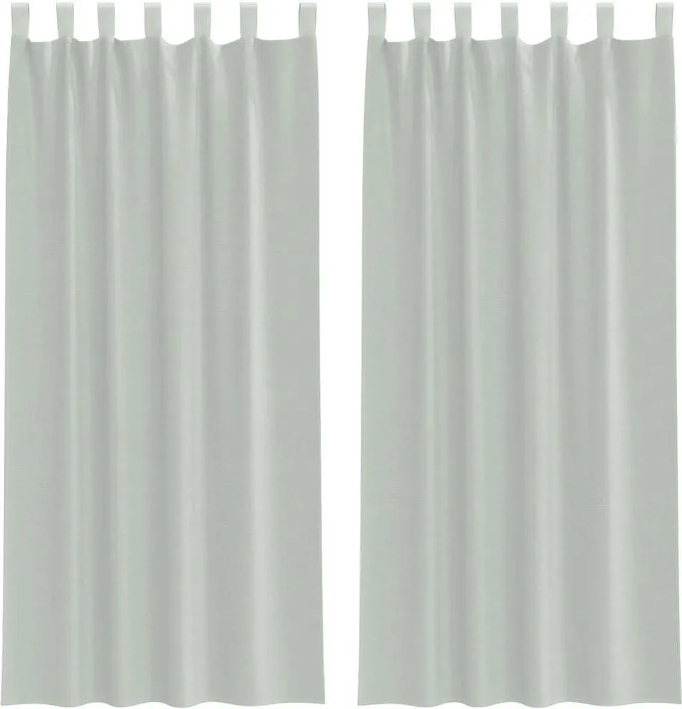 Tende Voile vidaXL Grigio Chiaro: Atmosfera Soft per la tua Casa