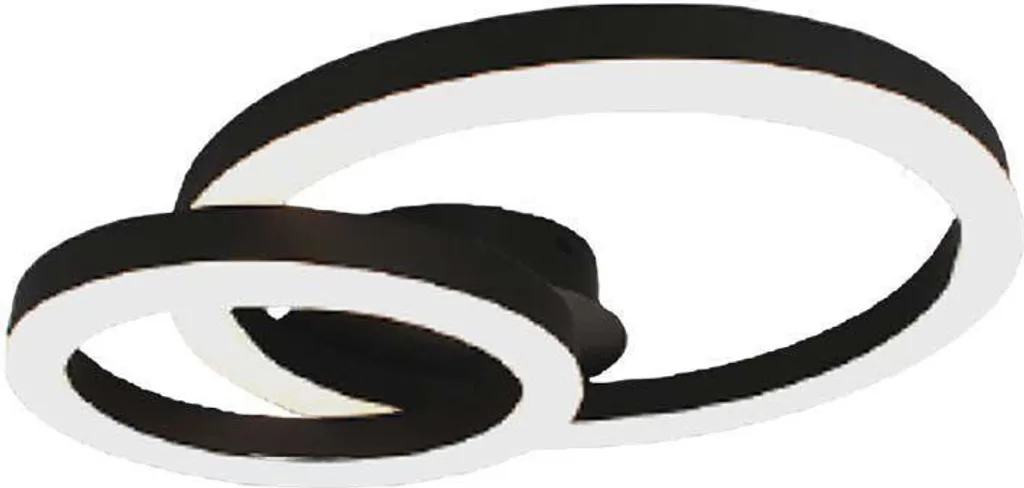 Plafonnier LED Puissant sans Éblouissement 20W Noir 2130lm 3000K V-TAC