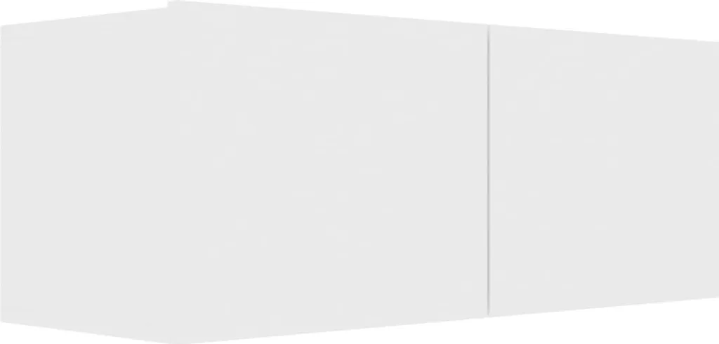 Mobile TV bianco 80x30x30 cm materiale a base di legno
