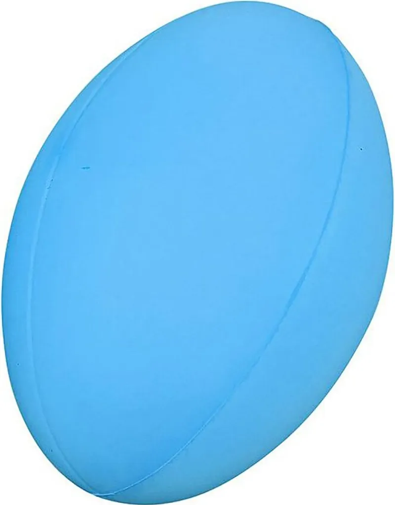Jouet ballon de rugby en mousse souple bleu pour jeux de plein air