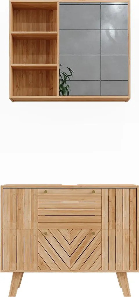 Aménagement salle de bain Vicco Lucie 2 pièces idéal petits espaces